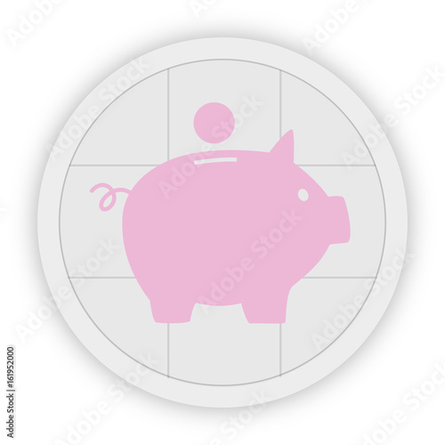 Icon Schaltfläche - Sparschwein