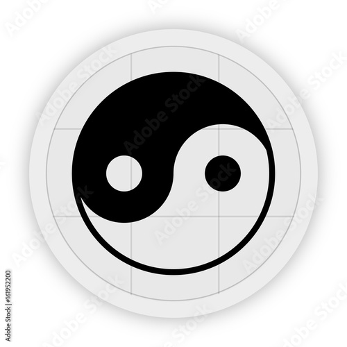 Icon Schaltfläche - Yingyang