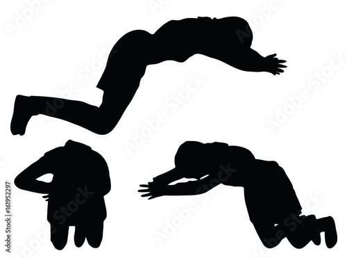 Muslim woman silhouette in pray pose