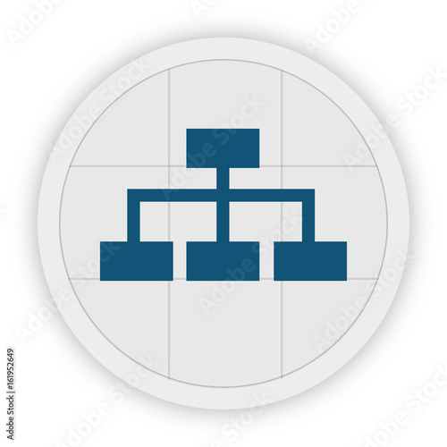 Icon Schaltfläche - Stammbaum Diagramm