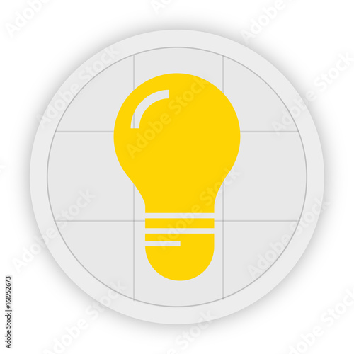 Icon Schaltfläche - Glühlampe
