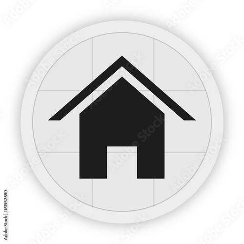 Icon Schaltfläche - Haus - Wohnung