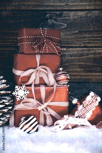 Weihnachtskarte - Geschenke