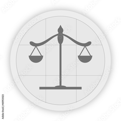 Icon Schaltfläche - Waage - Balance