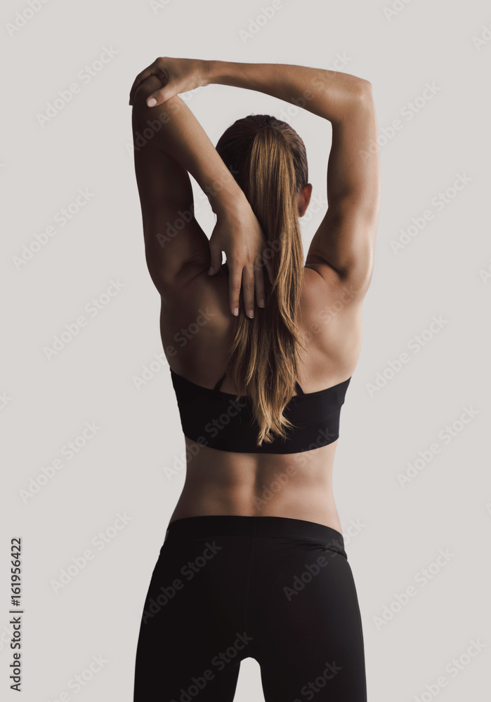 Stretching my arms