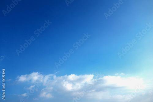 Abstact blue sky with cloud
