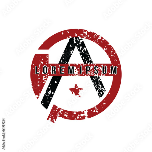 Anarchy Atheism Socialist Logo - Logotype