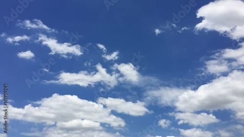 Timelapes. Clouds moving in the sky