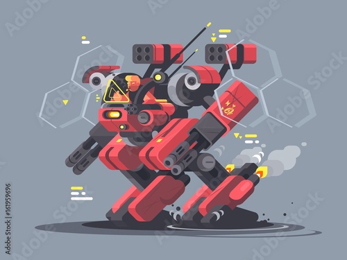 Military exoskeleton for soldier