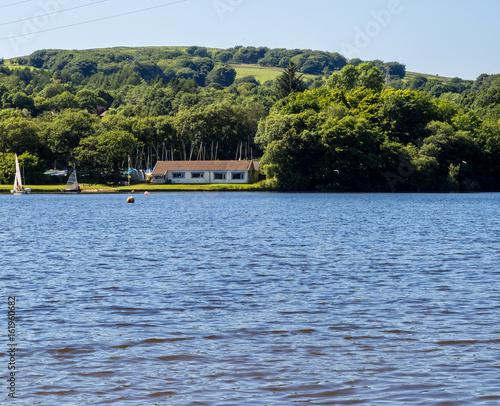 Beautiful summers afternoon at Jumbles Reservoir, Bolton, Gtr Manchester, UK photo