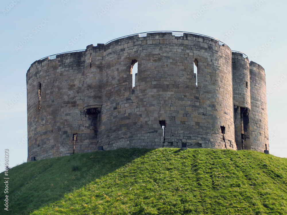 ciffords tower a ruined medieval castle in york england ciffords tower a ruined medieval castle in york england