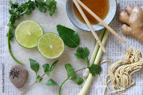 Zutaten für asiatische Gerichte photo