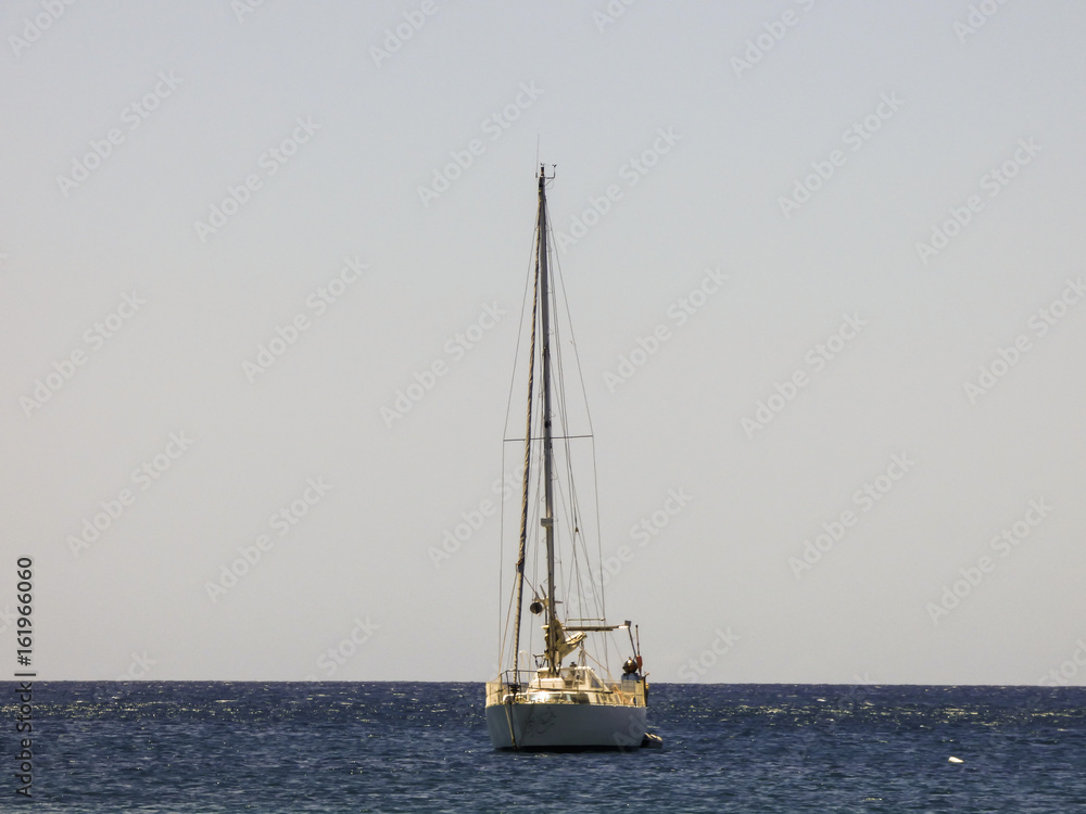 A ship in the atlantic ocean