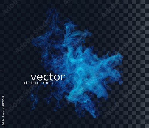 Vector illustration of smoky shape.
