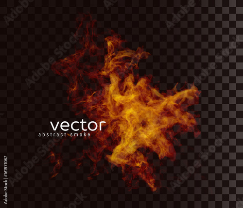 Vector illustration of smoky shape.