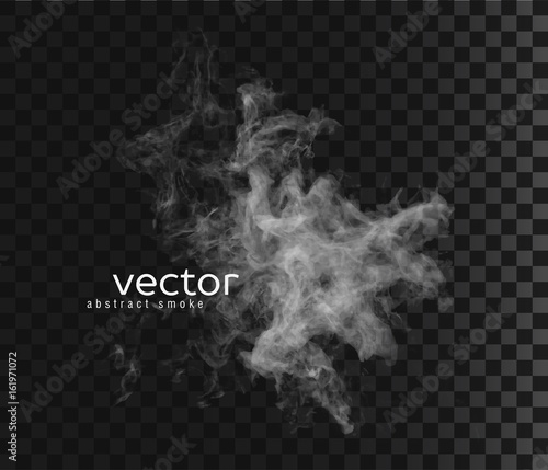 Vector illustration of smoky shape.