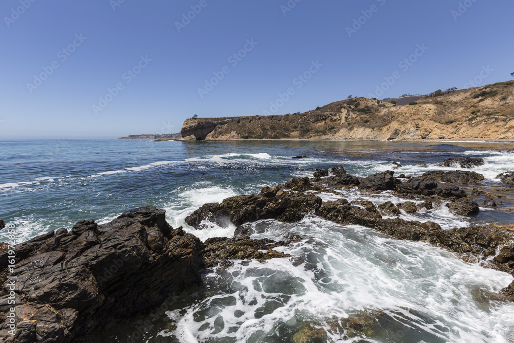 Tidal pool at Abalone Cove Shoreline Park in Southern California.