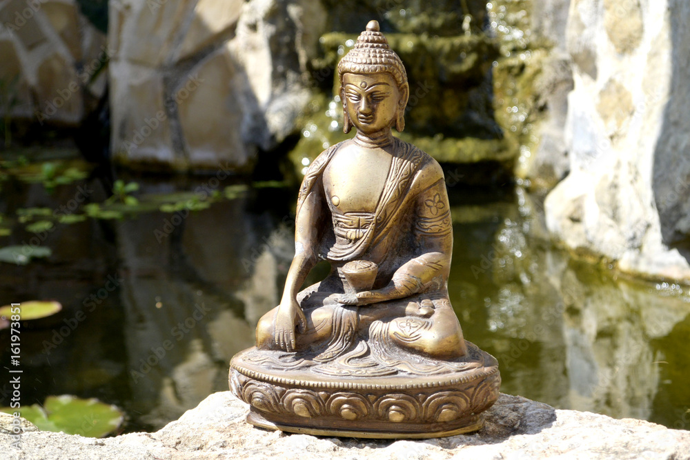 Statue of Buddha touching earth... Statue of Buddha touching earth...