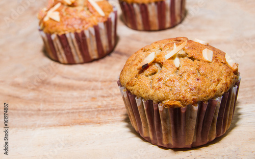 Banana cup cake hot from Bread oven.