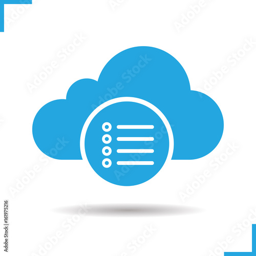 Cloud storage options icon