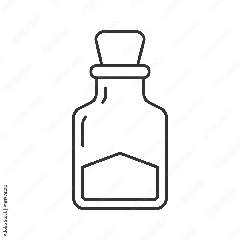 Sea salt linear icon Sea salt linear icon