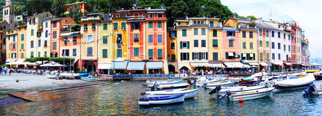 Papier peint photo Ligurie Portofino joyau de la Riviera ligure  © frrlbt