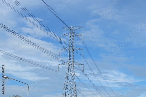 high voltage pole