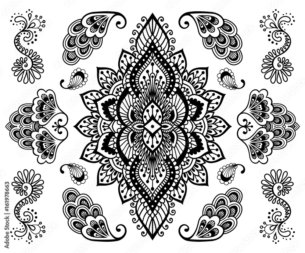 Henna Design Templates