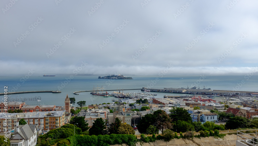 San Francisco Bay and Alcatraz