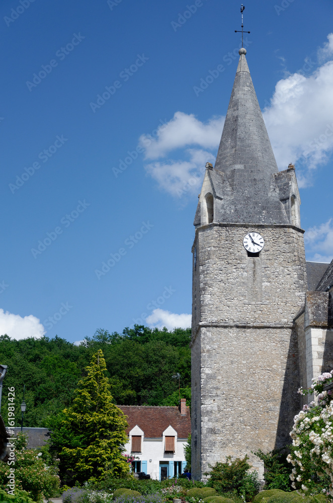 Church of a typical french village