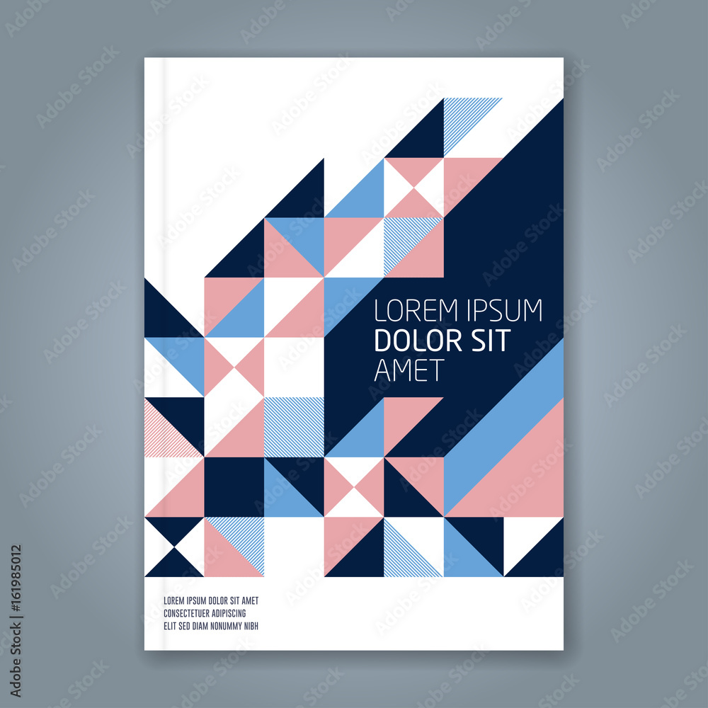 Abstract minimal geometric background for business annual report book cover brochure flyer poster