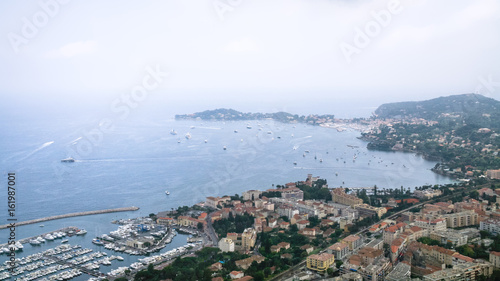 view of city on Cote d'Azur of French Riviera © vvoe