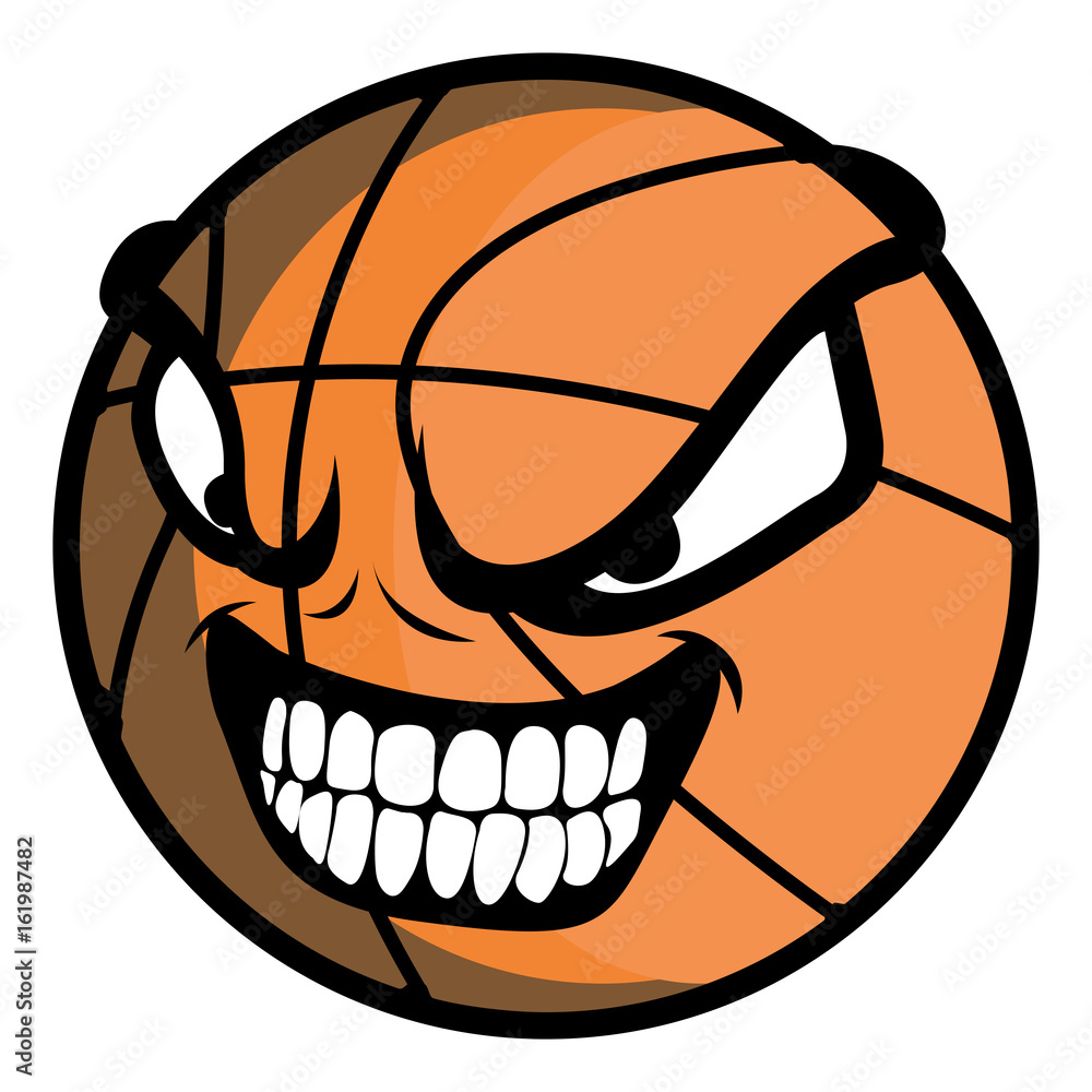 Fototapeta premium Isolated basketball ball
