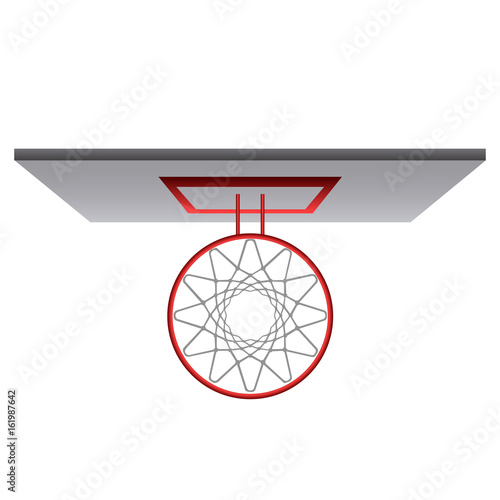 Top view of a basketball net
