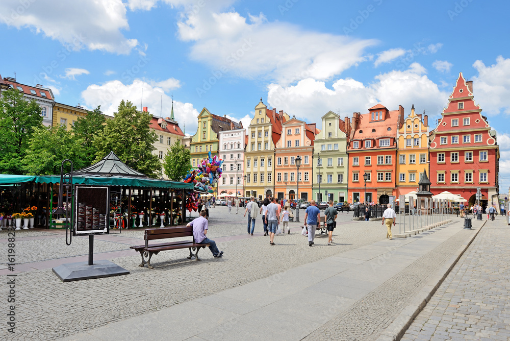 Fototapeta premium Solny square, Wroclaw, Poland