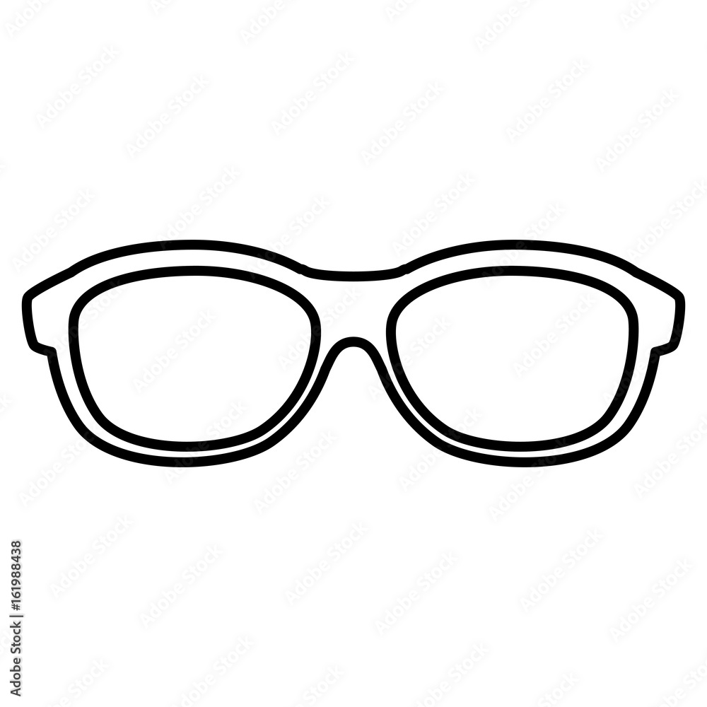 glasses 3d isolated icon vector illustration design glasses 3d isolated icon vector illustration design