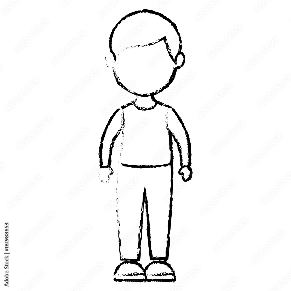 young man avatar character vector illustration design young man avatar character vector illustration design