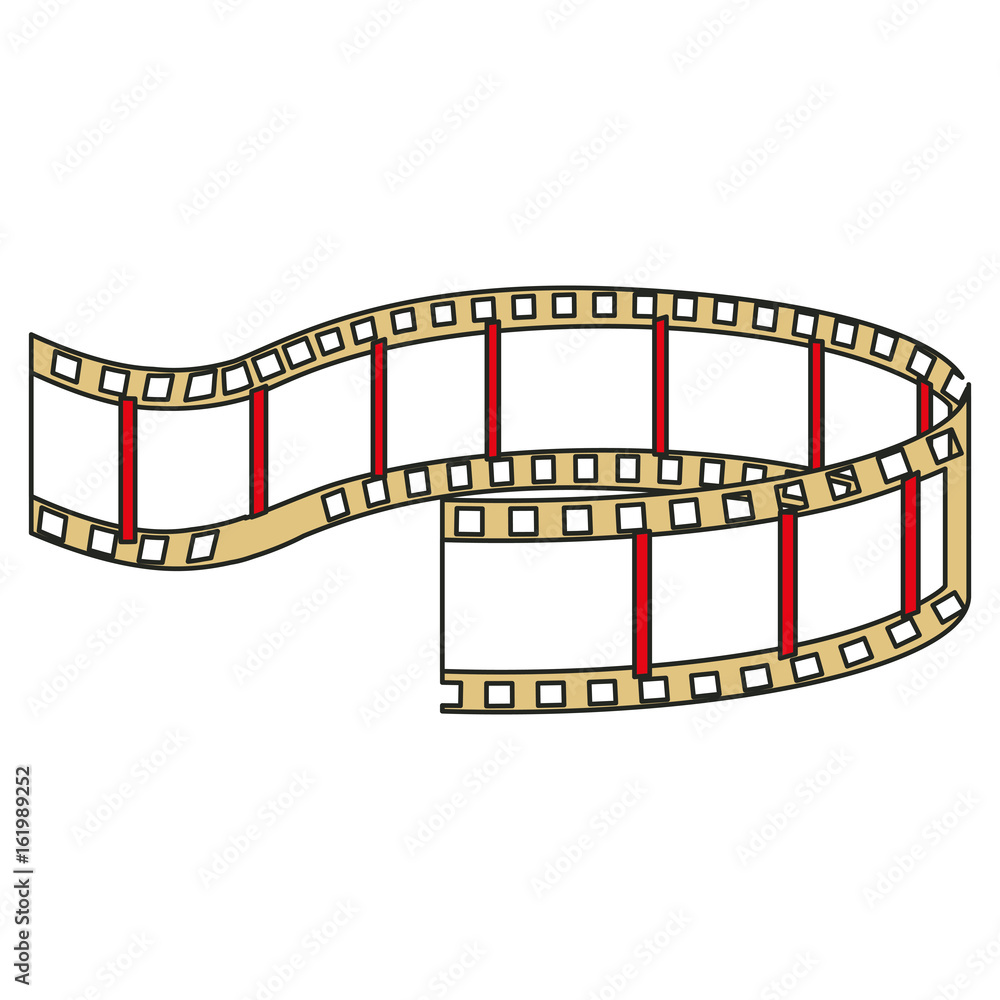 tape cinema isolated icon vector illustration design