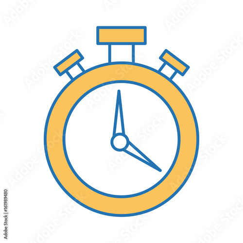 chronometer watch isolated icon vector illustration design