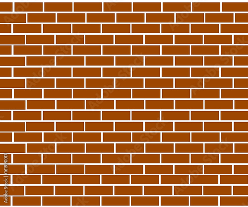 background of brick wall made of brown bricks