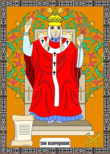 the hierophant card
