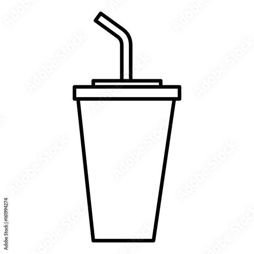 soda cup isolated icon vector illustration design