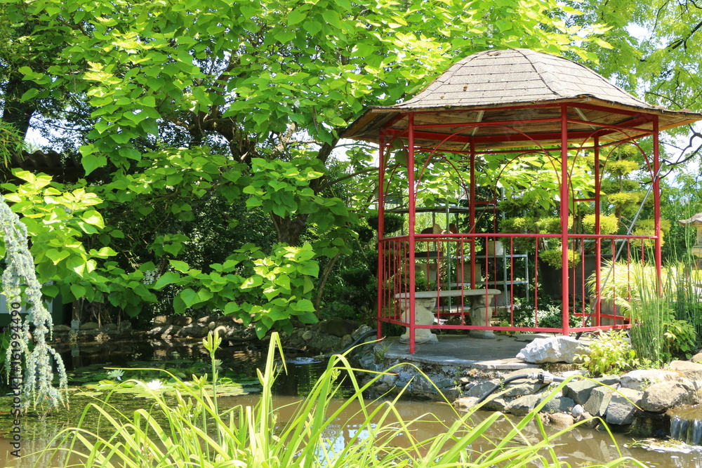 Naklejka premium Asian Garden, asiatischer Garten