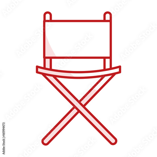 director chair isolated icon vector illustration design