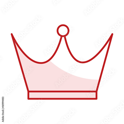 king crown isolated icon vector illustration design