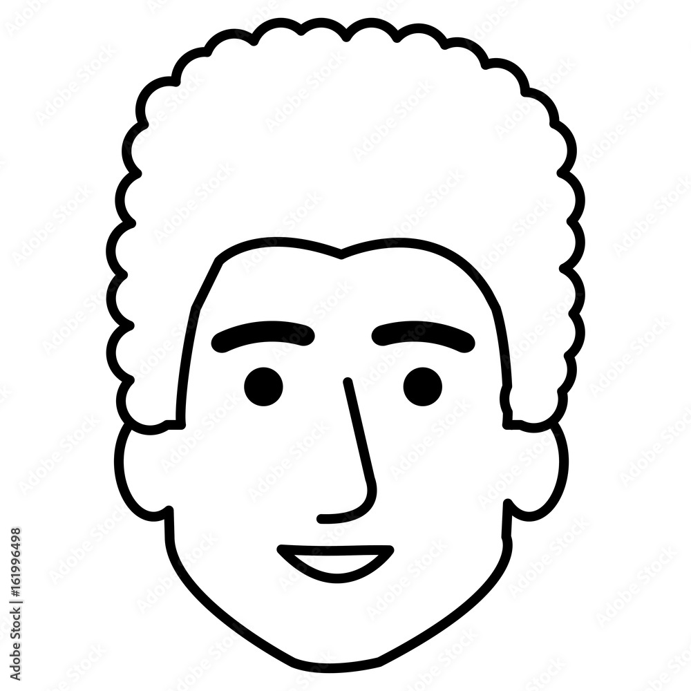 young man head avatar character vector illustration design young man head avatar character vector illustration design