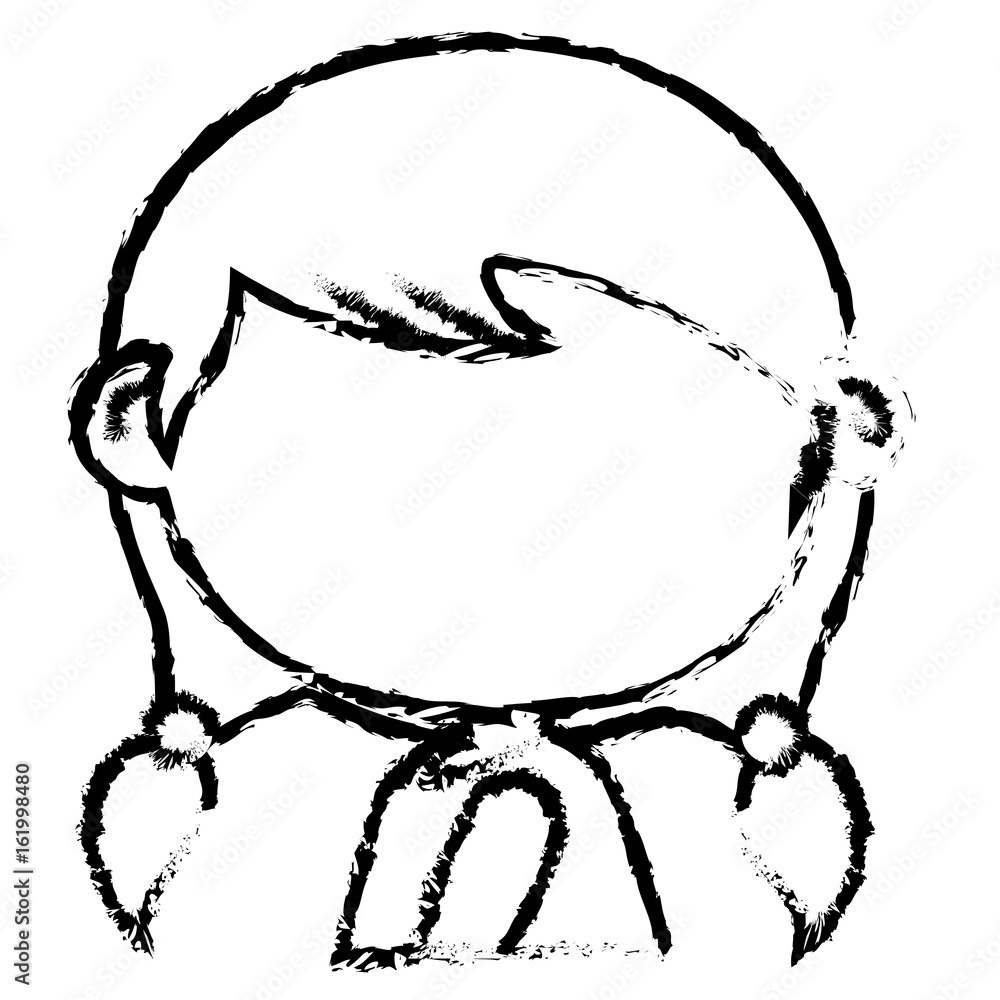 Fototapeta premium cute little girl character vector illustration design