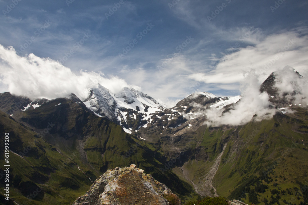 Snow-capped mountains