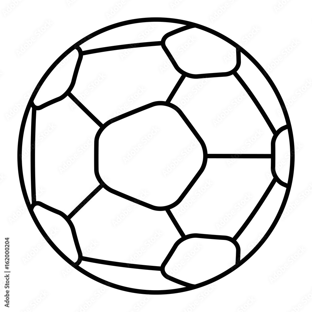 Obraz premium soccer balloon isolated icon vector illustration design