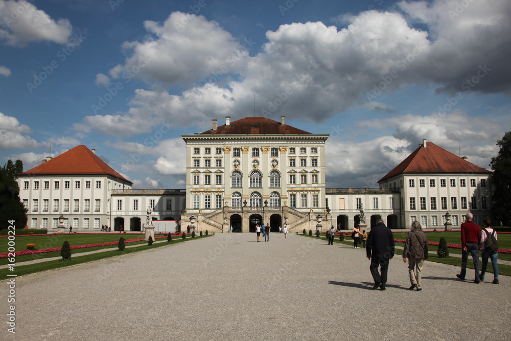 Naklejka premium Castle courtyard